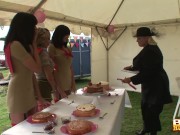 bbw Kirstyn Halborg orgy with her sexy chums 4k 3/16