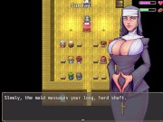 Warlock and Boobs 0.341 Part 15 Holy Nun Kneeling Down to Suck my Huge Dick 3/16