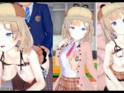 【エロゲーコイカツ！】VTuber ワトソン・アメリア3DCGアニメ動画(バーチャルYoutuber)[Hentai Game Koikatsu! Watson Amelia(Anime 3DCG 13/16