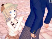 【エロゲーコイカツ！】VTuber ワトソン・アメリア3DCGアニメ動画(バーチャルYoutuber)[Hentai Game Koikatsu! Watson Amelia(Anime 3DCG 4/16