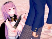 【エロゲーコイカツ！】VTuber 森美声(森カリオペ)3DCGアニメ動画(バーチャルYoutuber)[Hentai Game Koikatsu! Mori Calliope(Anime 3DCG 4/16