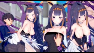 [Hentai Gra Koikatsu! ] Uprawiaj seks z Duże cycki Vtuber Ninomae Ina'nis.3DCG Erotyczne wideo anime