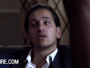 Clea Gaultier in sexy lingerie with a misterious stranger 4/16