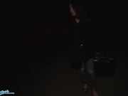 Public Agent Hot Skinny Babe Screws Random Guy 1/16