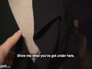 Public Agent Hot Skinny Babe Screws Random Guy 4/16