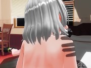 3D HENTAI Neko girlfriends please you in bed 2/16