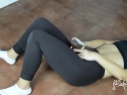 Need to cum after the gym in my yoga pants! I love Jason Luv's BBC! 10/16