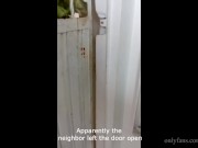 Hot neighbor wanting a young virgin's cock