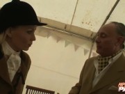 mature jockey babe Caroline De Lys barn shenanigans 4k 3/16