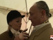 mature jockey babe Caroline De Lys barn shenanigans 4k 4/16