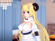 【エロゲーコイカツ！】VTuber 角巻わため3DCG巨乳アニメ動画(バーチャルYoutuber)[Hentai Game Koikatsu! Tsunomaki Watame(Anime 3DCG 2/16