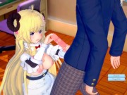 【エロゲーコイカツ！】VTuber 角巻わため3DCG巨乳アニメ動画(バーチャルYoutuber)[Hentai Game Koikatsu! Tsunomaki Watame(Anime 3DCG 4/16