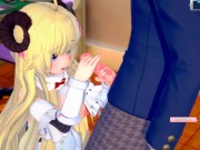 【エロゲーコイカツ！】VTuber 角巻わため3DCG巨乳アニメ動画(バーチャルYoutuber)[Hentai Game Koikatsu! Tsunomaki Watame(Anime 3DCG 5/16