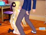 【エロゲーコイカツ！】VTuber 角巻わため3DCG巨乳アニメ動画(バーチャルYoutuber)[Hentai Game Koikatsu! Tsunomaki Watame(Anime 3DCG 6/16