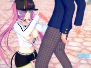 【エロゲーコイカツ！】VTuber 常闇トワ3DCG巨乳アニメ動画(バーチャルYoutuber)[Hentai Game Koikatsu! Tokoyami Towa(Anime 3DCGvideo 4/16