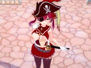 【エロゲーコイカツ！】VTuber 宝鐘マリン3DCG巨乳アニメ動画(バーチャルYoutuber)[Hentai Game Koikatsu! Houshou Marine (Anime 3DCG V 3/16