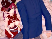 【エロゲーコイカツ！】VTuber 宝鐘マリン3DCG巨乳アニメ動画(バーチャルYoutuber)[Hentai Game Koikatsu! Houshou Marine (Anime 3DCG V 7/16