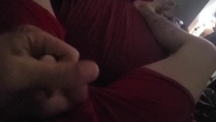 Vibrator on my cock makes me cum hard