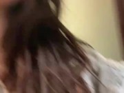 Hot MILF masturbates in the fitting room of the store 16/16