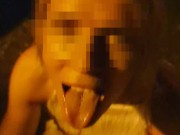 Public blowjob and cumshot Cap d'Agde swinger-naturist village 2021 12/16