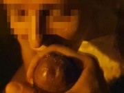 Public blowjob and cumshot Cap d'Agde swinger-naturist village 2021 14/16