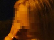 Public blowjob and cumshot Cap d'Agde swinger-naturist village 2021 8/16