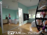 SPYFAM Horny Pale Step Sis Fucks Big Dick 3/16