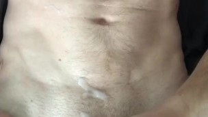 Very horny fit guy jerks off his delicious cock until the last drop of thick cum. The perfect wank