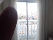 bitch fucking with the porch curtain open, and the neighbors were watching 3/16