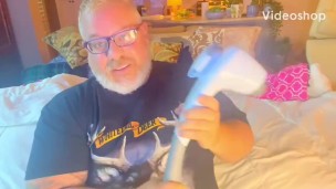 Big fat country daddy special Cracker Barrel Sausage huge cumshot 
