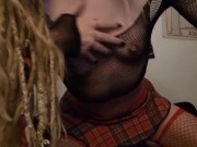 Schooly on a naughty one ( msg for full vid ) 2/16