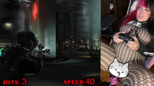 Goth girl plays Deadspace 2, part 2 