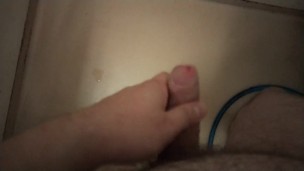Cum on the floor