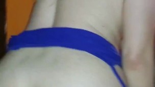 Hermoso culo gordo montando mi verga