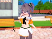 【エロゲーコイカツ！】VTuber 夏色まつり3DCG巨乳アニメ動画(バーチャルYoutuber)[Hentai Game Koikatsu! Natsuiro Matsuri(Anime 3DCG 1/16