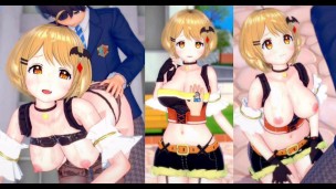 [Hentai Game Koikatsu! ] Faça sexo com Peitões Vtuber Yozora Mel.Vídeo 3DCG Anime Erótico.