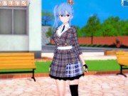 【エロゲーコイカツ！】VTuber 星街すいせい3DCG巨乳アニメ動画(バーチャルYoutuber)[Hentai Game Koikatsu! Hoshimachi Suisei(Anime 3D 1/16