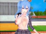 【エロゲーコイカツ！】VTuber 星街すいせい3DCG巨乳アニメ動画(バーチャルYoutuber)[Hentai Game Koikatsu! Hoshimachi Suisei(Anime 3D 2/16