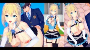 [Hentai Game Koikatsu! ] Faça sexo com Peitões Vtuber Mirai Akari.Vídeo 3DCG Anime Erótico.