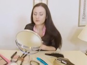 Czech girl in hot stockings in POV 11/16