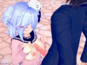 【エロゲーコイカツ！】VTuber 犬山たまき3DCG巨乳アニメ動画(バーチャルYoutuber)[Hentai Game Koikatsu! Inuyama Tamaki(Anime 3DCG 8/16