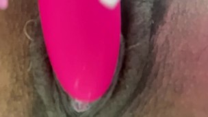 Creamy squirter trying not to get caught 