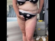 Peeing and playing with myself   3/16