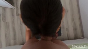 Hot Step Sister Loves to Take Step Brother's Dick from Behind Until He Cums on Her Big Butt