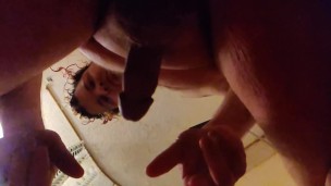 Mostly SOFT cock dripping pre cum ...