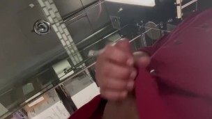 Peeing hard then cumming