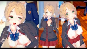 [Hentai Game Koikatsu! ] Faça sexo com Peitões Vtuber Shigure Ui.Vídeo 3DCG Anime Erótico.