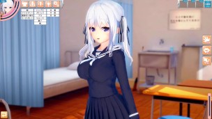【エロゲーコイカツ！】VTuber 白音ゆき3DCG巨乳アニメ動画(バーチャルYoutuber)[Hentai Game Koikatsu! Yuki Shirane(Anime 3DCG Video
