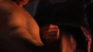 Huge Cum Side View