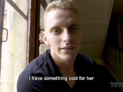 TUTOR4K. Submissive tutor with blond hair pleases students fetish needs 2/16